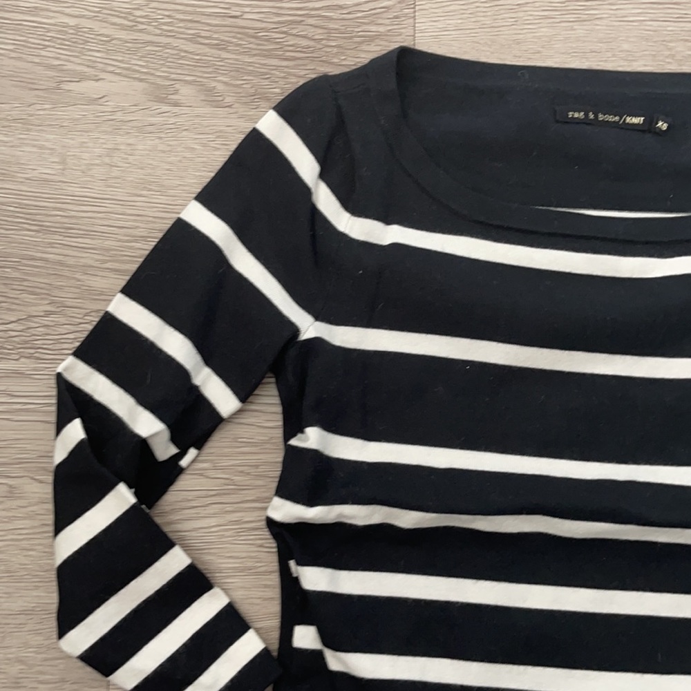 Rag&Bone Striped Knit Top - Picture 3 of 9